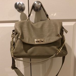 Tan/Taupe/Gray Handbag